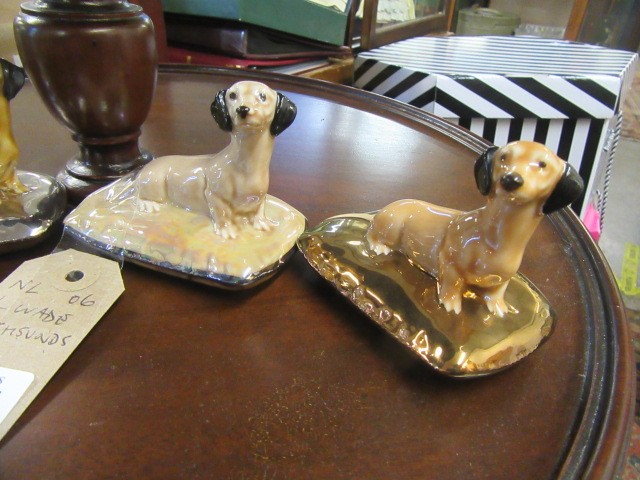 THREE WADE DACHSHUNDS   Image