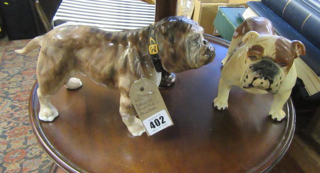 BESWICK BULLDOG AND ANOTHER Image