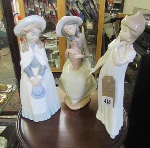 NAO YAWNING GIRL FIGURE AND TWO OTHERS Image