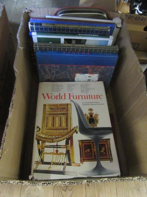 BOX OF BOOKS  - ANTIQUES Image