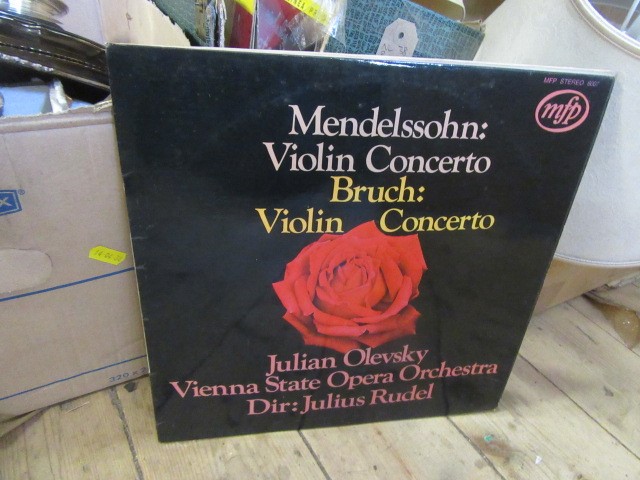 BOX OF LP RECORDS Image