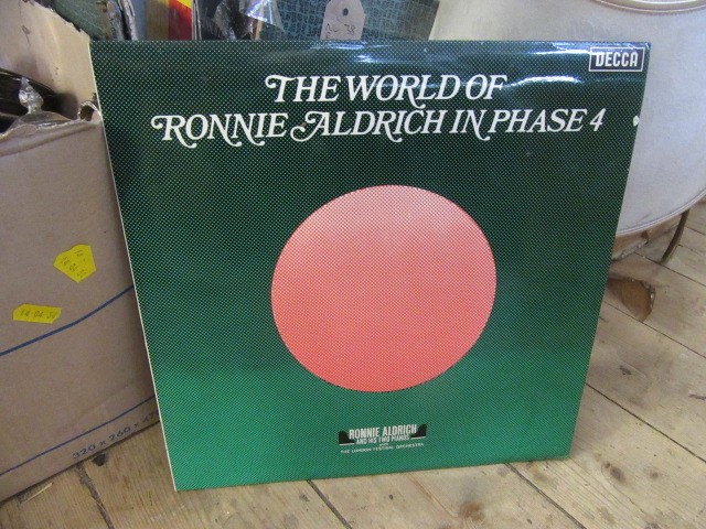 BOX OF LP RECORDS Image