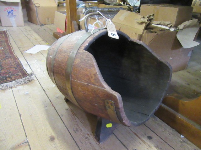 BARREL COAL SCUTTLE Image