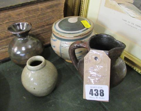 FOUR PIECES OF STUDIO POTTERY Image