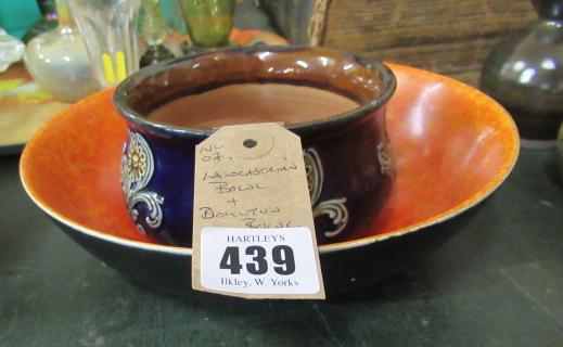 LANCASTRIAN BOWL AND DOULTON BOWL Image