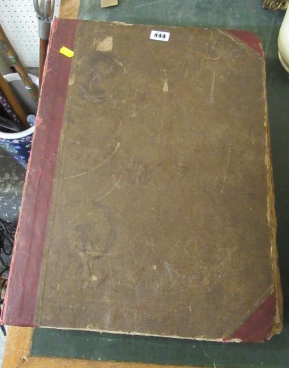 ANTIQUE LARGE SCRAP BOOK Image