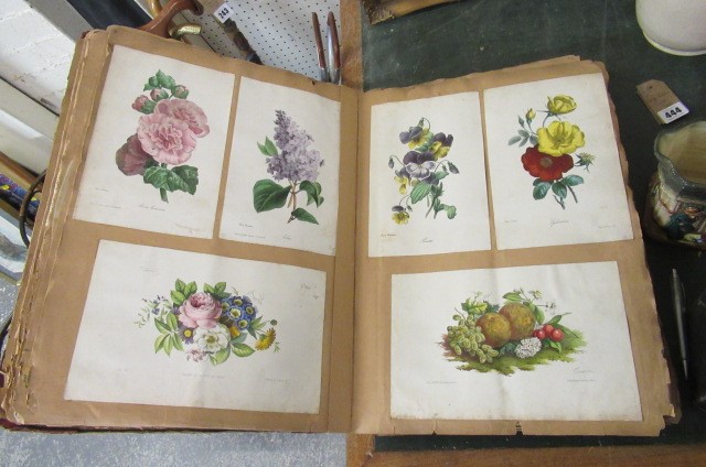 ANTIQUE LARGE SCRAP BOOK Image