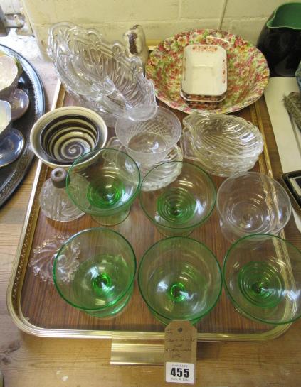 TRAY OF MISCELLANEOUS INCLUDING GLASS ETC Image