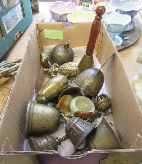 BOX OF BRASS ETC Image
