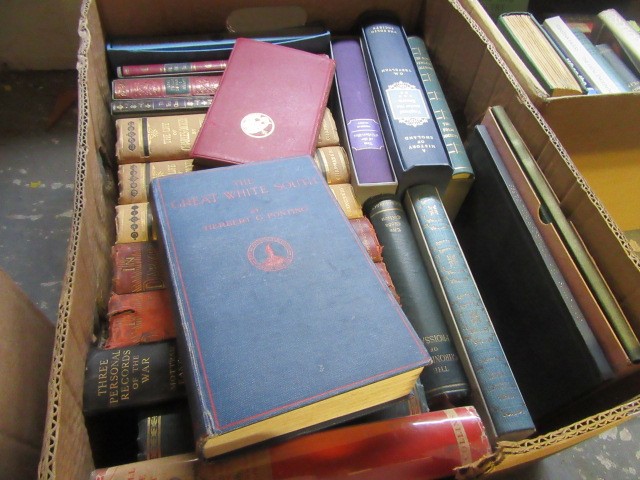FOUR BOXES OF BOOKS Image