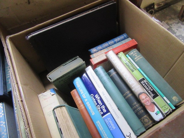 FOUR BOXES OF BOOKS Image