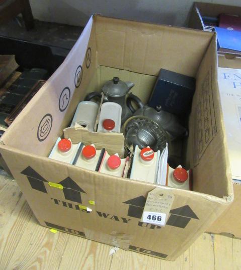BOX OF GOVANCROFT DECANTERS ETC Image