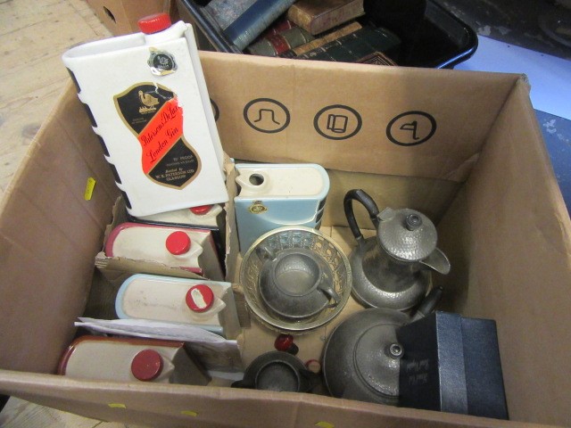 BOX OF GOVANCROFT DECANTERS ETC Image