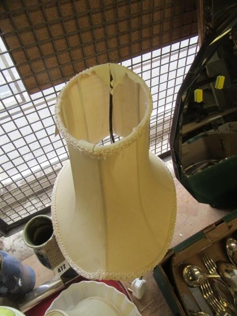 BRASS AND ONYX TABLE LAMP Image