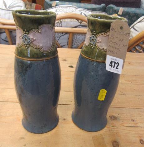 PAIR OF ROYAL DOULTON VASES Image