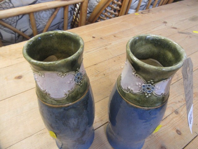PAIR OF ROYAL DOULTON VASES Image