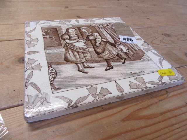 WEDGWOOD TILE    JANUARY Image