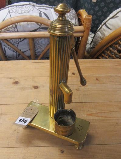BRASS MODEL OF A WATER PUMP Image