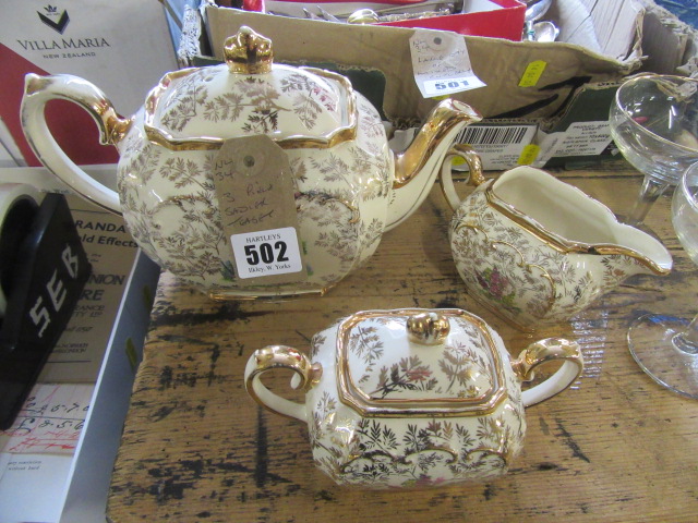 THREE PIECE SADLER TEA SET Image