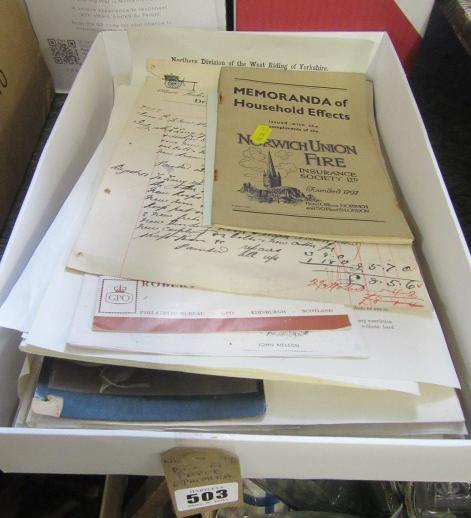 BOX OF EPHEMERA Image