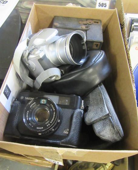 THREE CAMERAS INCLUDING YASHICA Image