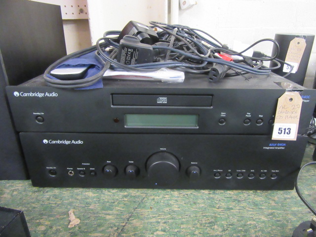 CAMBRIDGE AUDIO CD PLAYER AND AMP Image