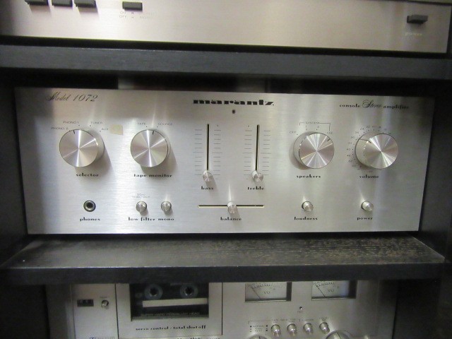 MARANTZ 1072  AMP  5000 CASSETTE DECK  TUNER  GARRARD DECK AND SPEAKERS WITH CD PLAYER Image