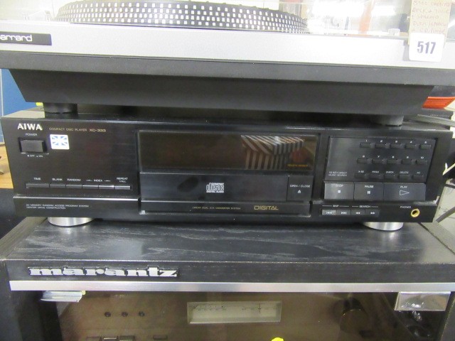 MARANTZ 1072  AMP  5000 CASSETTE DECK  TUNER  GARRARD DECK AND SPEAKERS WITH CD PLAYER Image