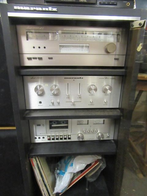 MARANTZ 1072  AMP  5000 CASSETTE DECK  TUNER  GARRARD DECK AND SPEAKERS WITH CD PLAYER Image