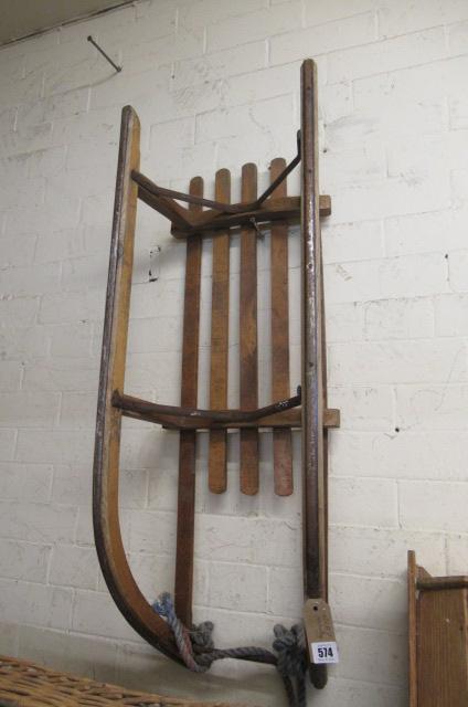WOODEN SLEDGE Image