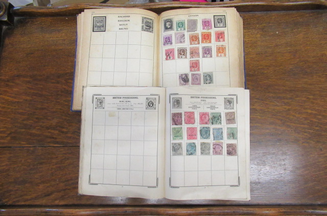 TWO ALBUMS OF STAMPS Image