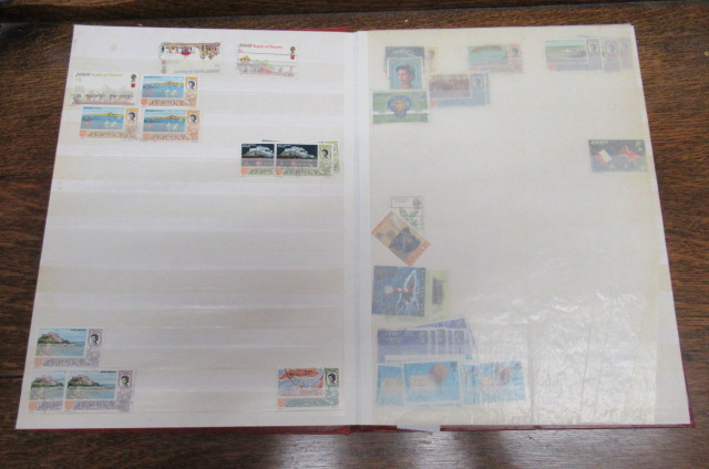 STOCK BOOK OF CHANNEL ISLE STAMPS Image