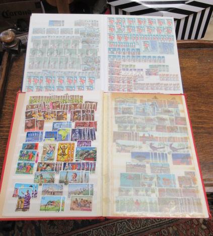TWO ALBUMS OF ZAMBIAN AND NIGERIAN STAMPS Image