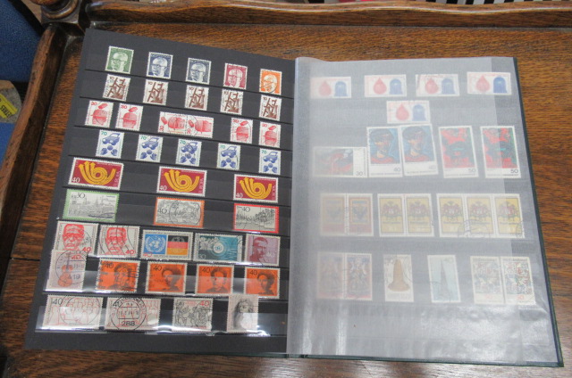 GERMAN   AUSTRIAN AND BELGIAN STAMPS  1883 TO 2004 Image
