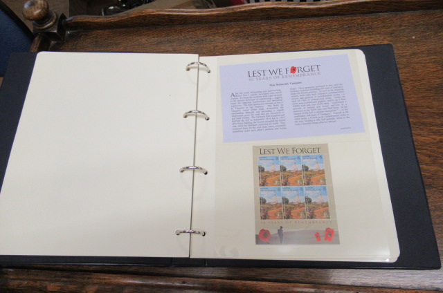 ALBUM OF MINT STAMPS AND FIRST DAY COVERS Image