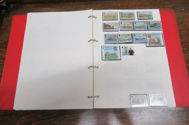 BINDER OF MINT AND USED ISLE OF MAN STAMPS Image