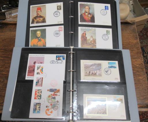 TWO ALBUMS OF FIRST DAY COVERS Image