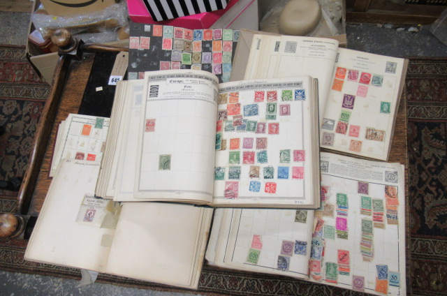 SEVEN ALBUMS OF STAMPS Image