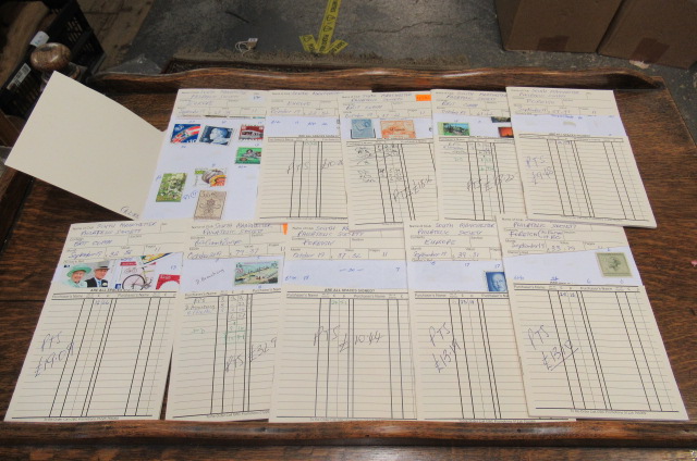 TEN WELL STOCKED  APPROVAL BOOKS OF WORLD STAMPS Image