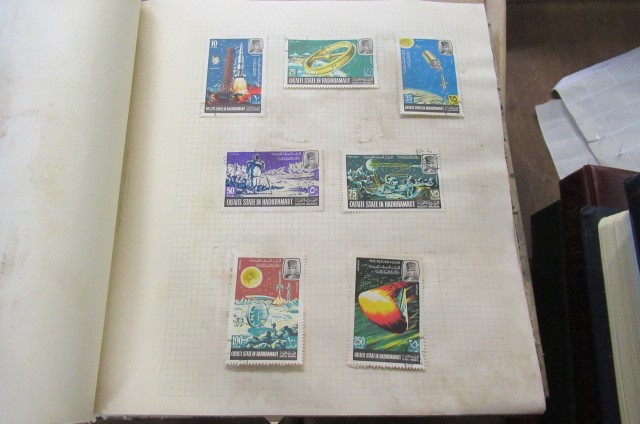 FIVE OLD STAMPS ALBUMS Image