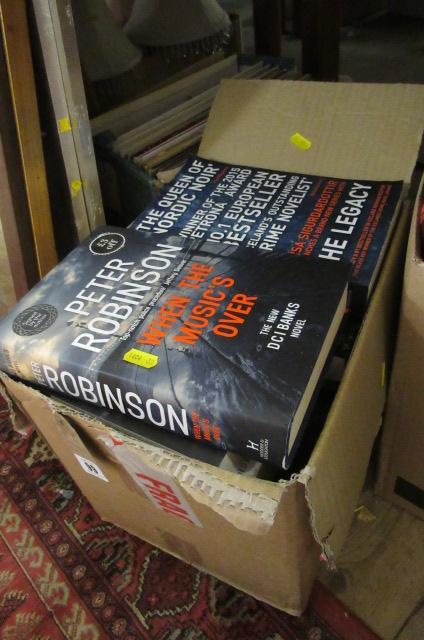 BOX OF DETECTIVE BOOKS Image