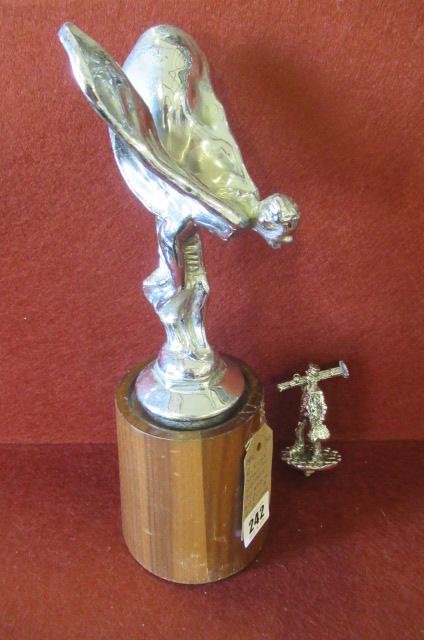 ROLLS ROYCE SPIRIT OF ECSTASY MASCOT AND ANOTHER Image