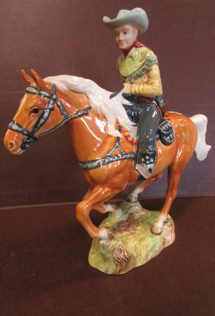 BESWICK COW BOY AND HORSE - LACKS LEFT LEG Image