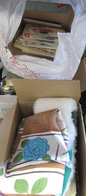 BOX OF COTTON ETC Image