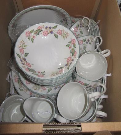 BOX OF BRITISH HOME STORES TEA AND DINNER WARE Image