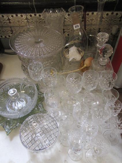 COLLECTIONS OF CUT GLASS ETC Image