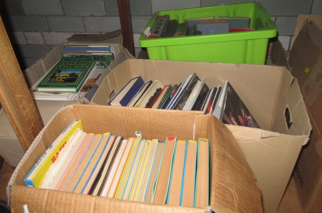 FIVE BOXES OF BOOKS Image