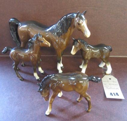 FOUR HORSE INCLUDING BESWICK Image