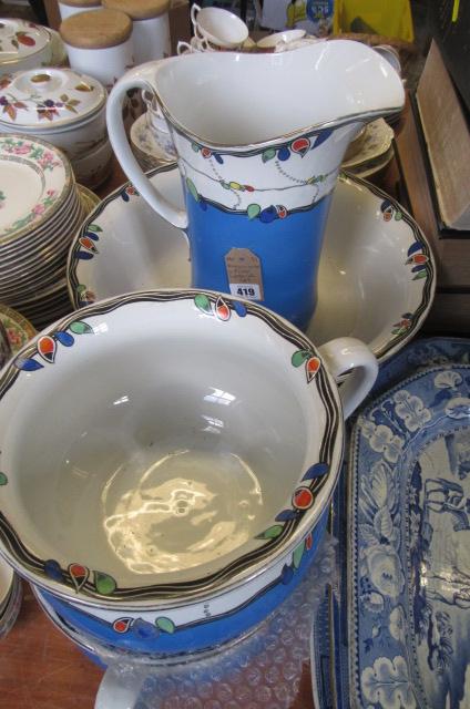 BURLEIGH WARE FOUR PIECE TOILET SET Image