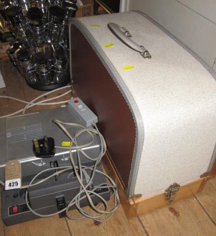 SEWING MACHINE AND SLIDE PROJECTOR Image